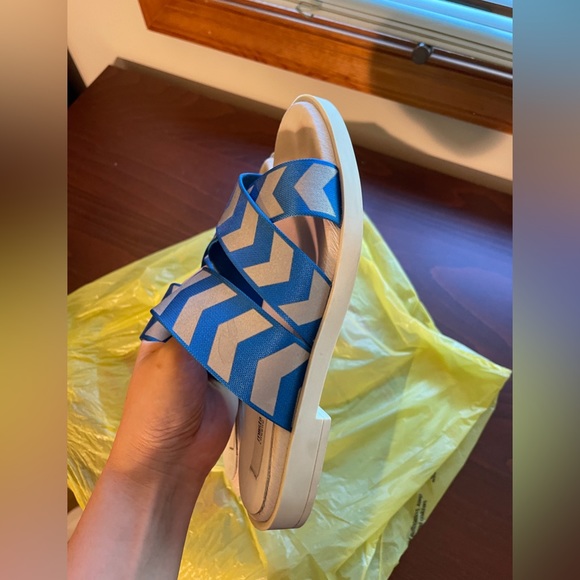 Miista Botega Blue Reflective Sandals GB3 EU36 US5.5 - Picture 7 of 9